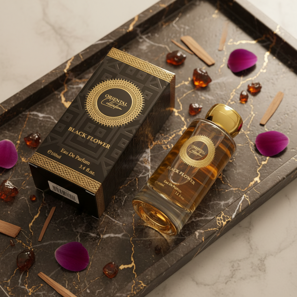 100 ml EDP BLACK FLOWER smyslná sladká vzrušující unisex vůně 13 