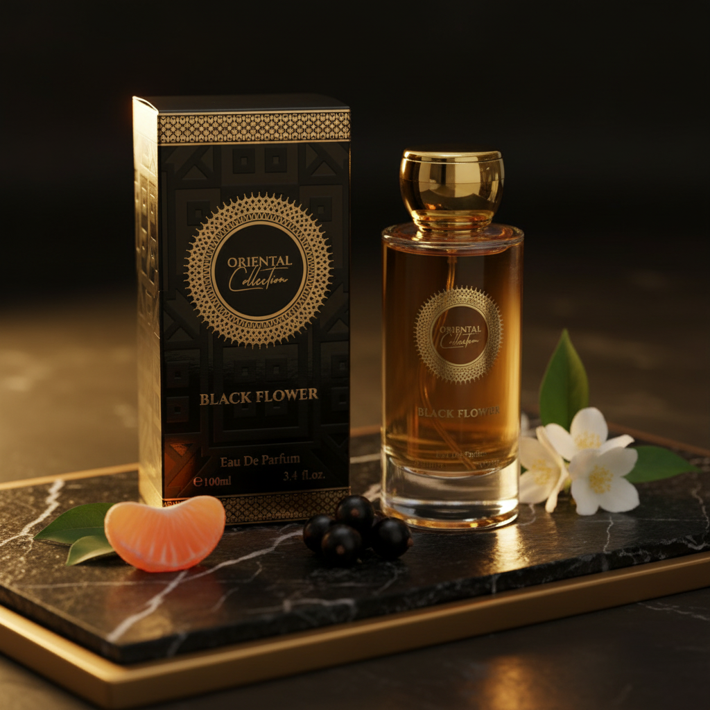 100 ml EDP BLACK FLOWER smyslná sladká vzrušující unisex vůně