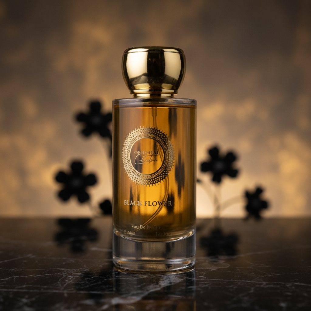100 ml EDP BLACK FLOWER smyslná sladká vzrušující unisex vůně