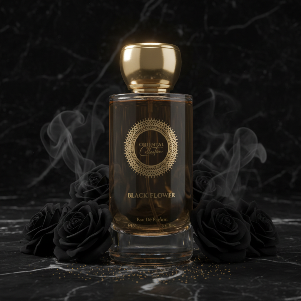 100 ml EDP BLACK FLOWER smyslná sladká vzrušující unisex vůně