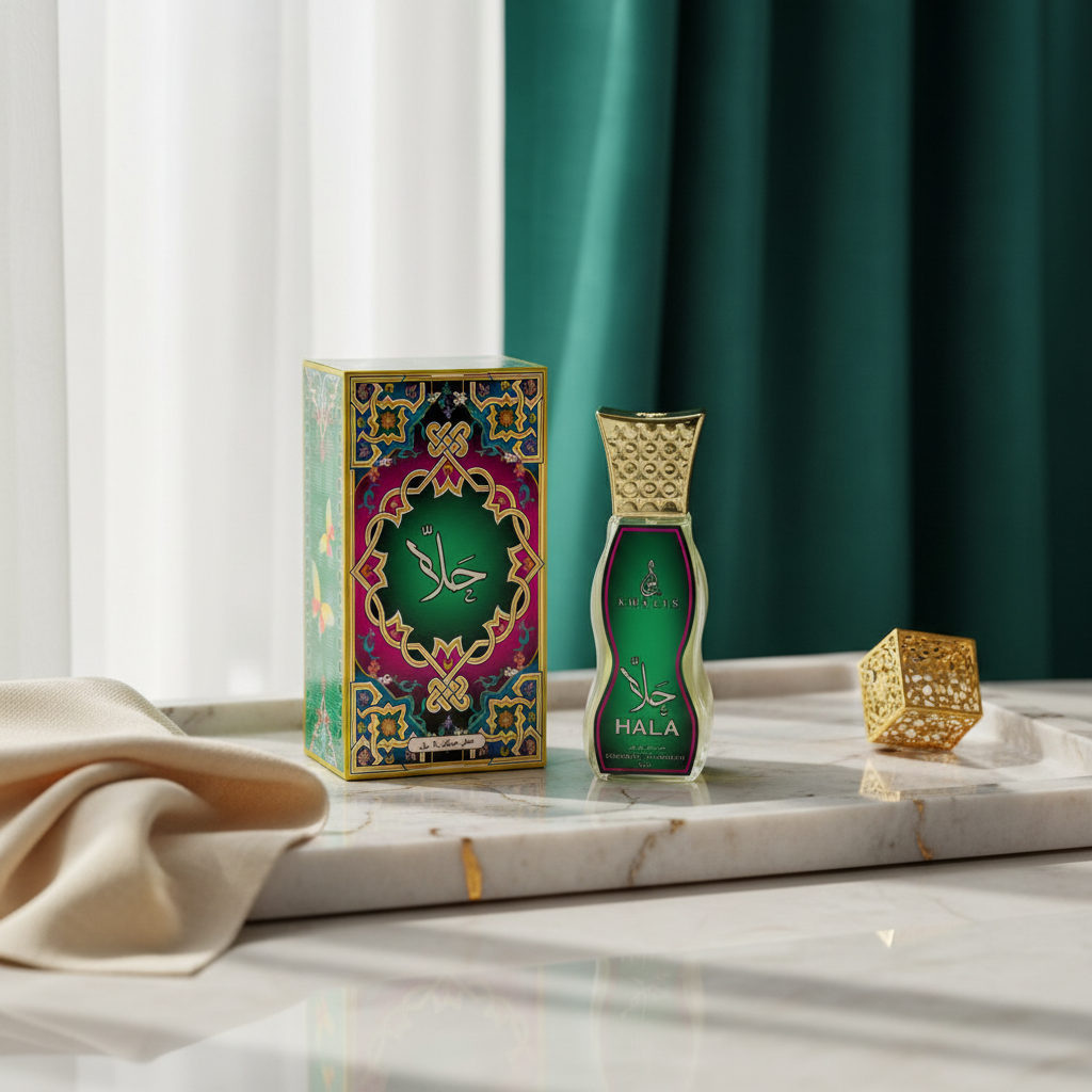 20 ml HALA parfémový olej, květinově - ovocná vůně pro ženy