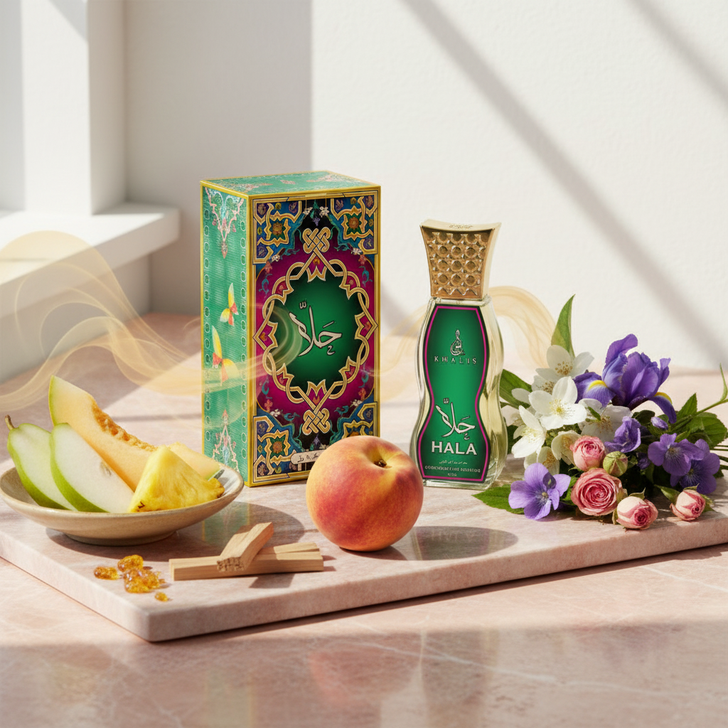 20 ml HALA parfémový olej, květinově - ovocná vůně pro ženy 3 