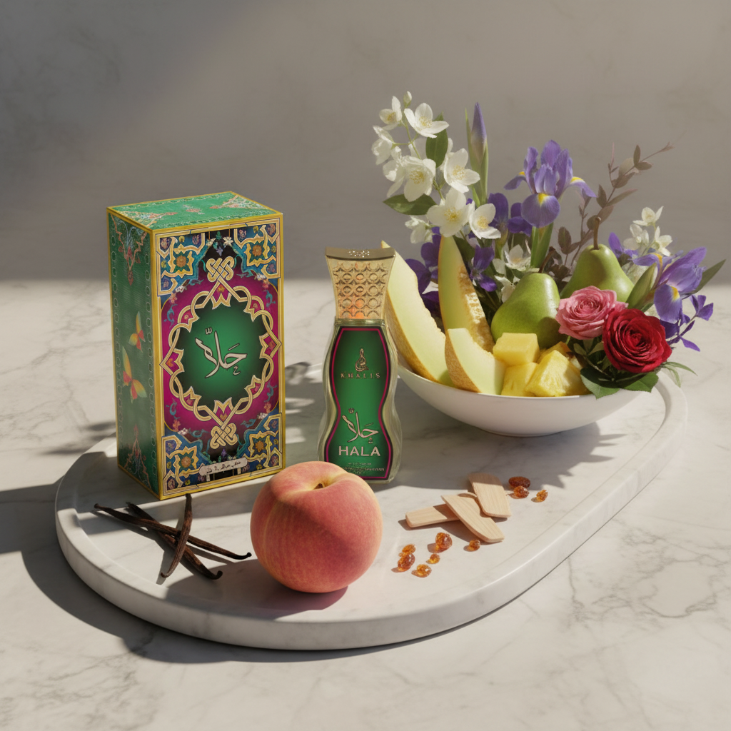 20 ml HALA parfémový olej, květinově - ovocná vůně pro ženy 5 