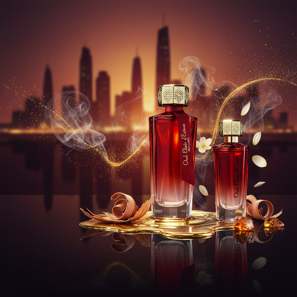 Linn Young EDP 100ml + 30ml "Oud Elixir Red" Jantarovo - květinová
