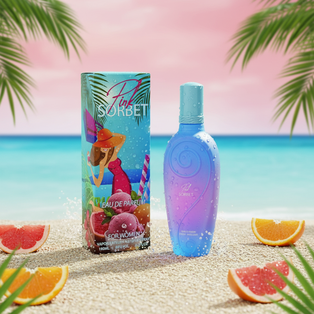 EDP 100 ml „Pink Sorbet“ – ovocně-květinová vůně