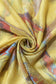 Šála-šátek s Motivem pera, žlutá, 90 cm x 180 cm