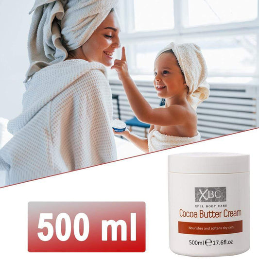 500 ml XL Regenerační Tělový Krém s Kakaovým Máslem