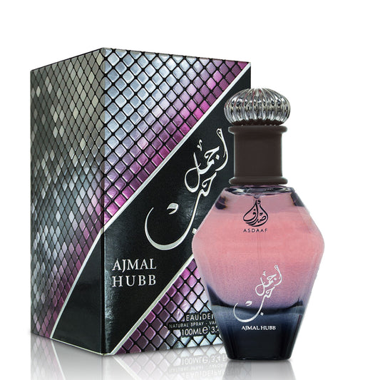 100 ml Eau de Parfume Asdaaf Ajmal Hubb Jasmínová Dřevitá Vůně pro Ženy