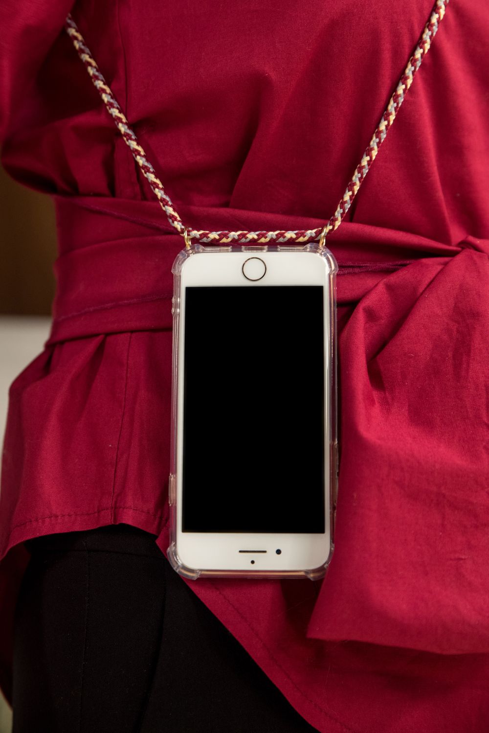 HMH průhledné pouzdro na telefon s několika náhrdelníky pro telefony Samsung 7 