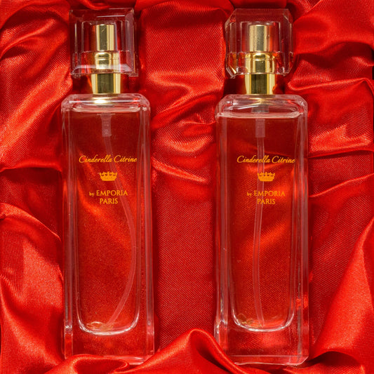 2 x 30ml Eau de Parfum Dámský Sladký Květinový Jemně Kořeněný Parfém s Pravými Citríny (4350885527636)