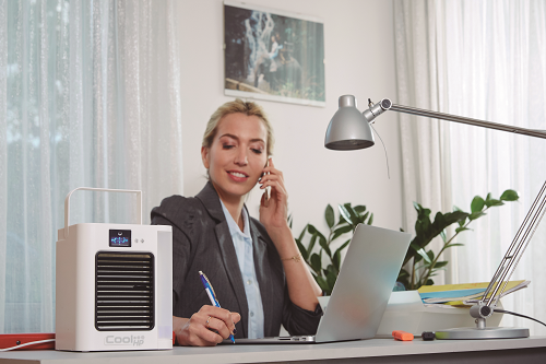 3 v 1 Cool HP Přenosný Chladicí Ventilátor s Dálkovým Ovládáním