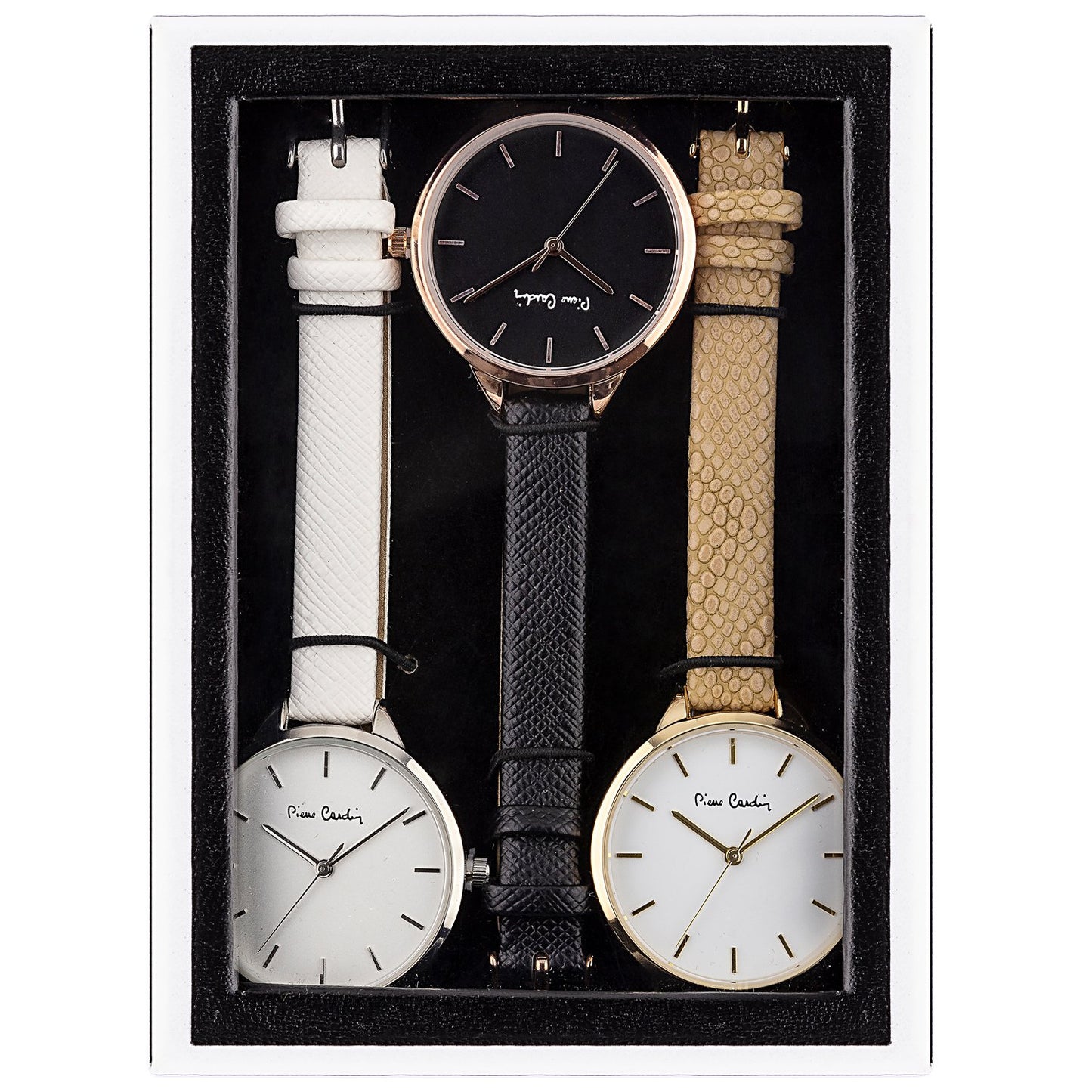 Sada 3 kusů hodinek Pierre Cardin