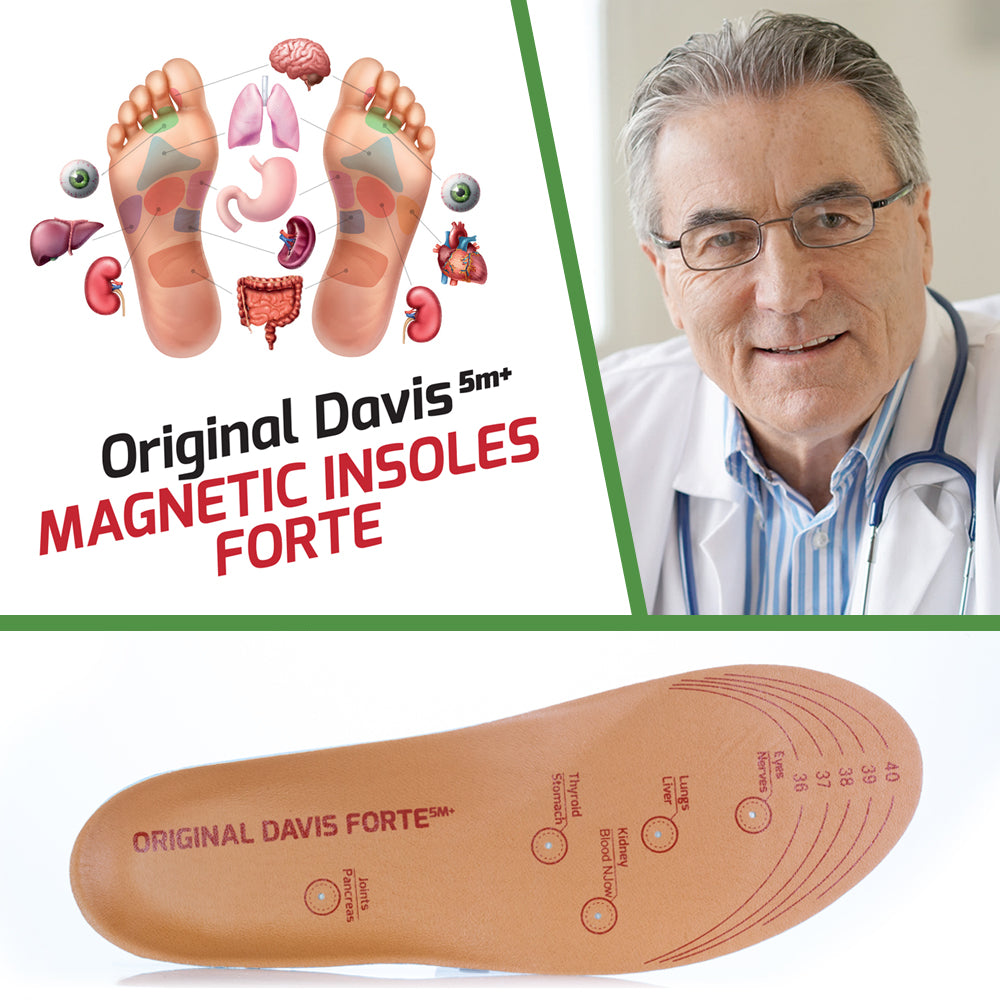 2+1 jako DÁREK Originální magnetické vložky Davis® FORTE, 5m+, zesílené paměťovou pěnou