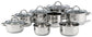8dílná Sada Nádobí z Nerezové Oceli