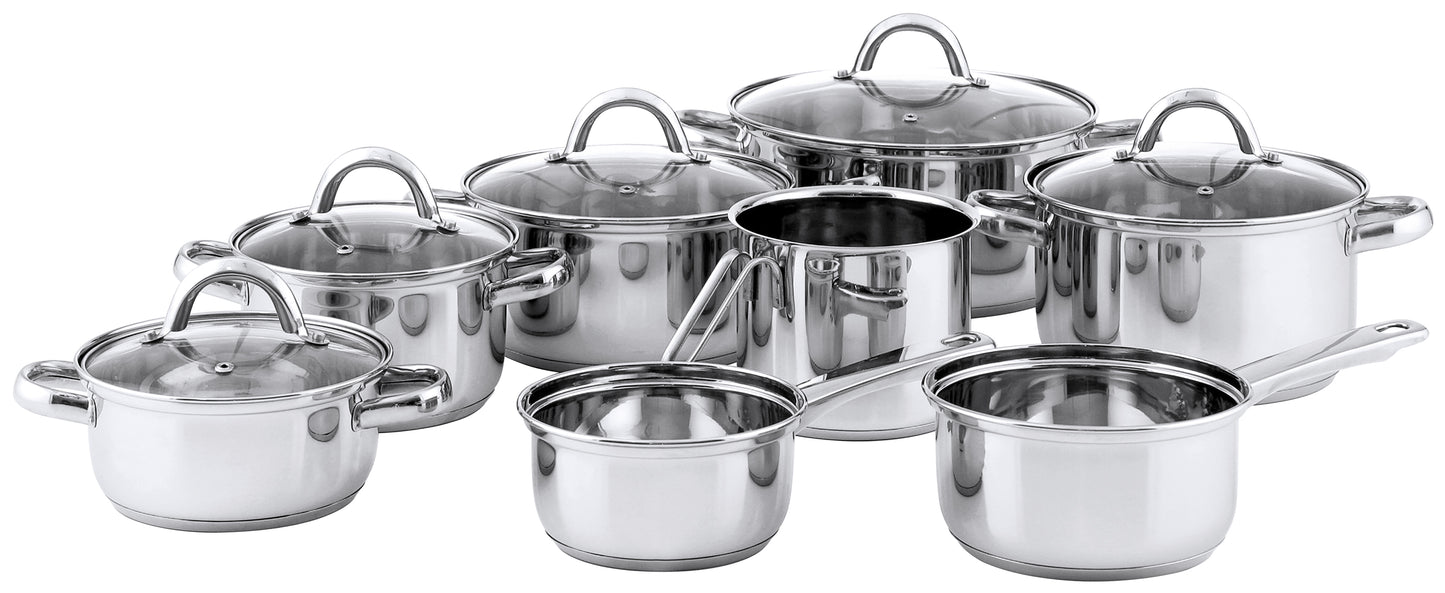 8dílná Sada Nádobí z Nerezové Oceli