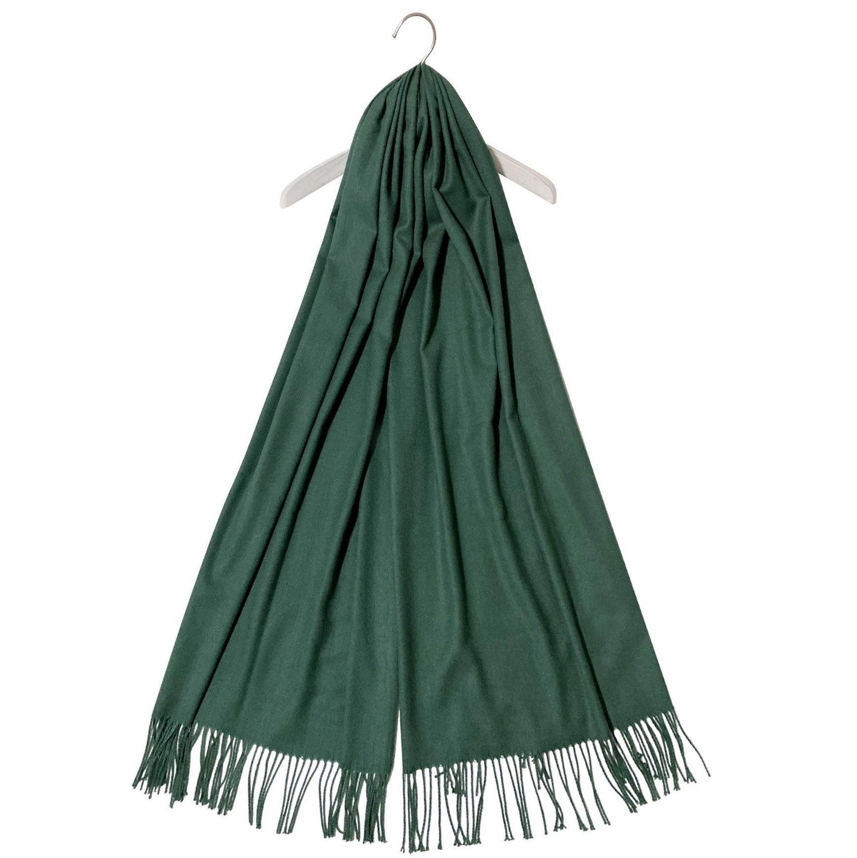 Šála-šátek ze 100% Pravého Pashmina Kašmíru, 70 cm x 180 cm, Smaradgově zelená 2 