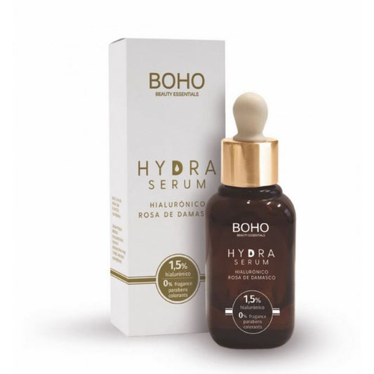 BOHO HydraSerum Obličejové sérum se 4 různými velikostmi molekul kyseliny hyaluronové, 30 ml