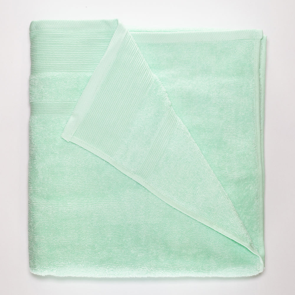 3+3+1 Dárková Sada Nadrozměrných Ručníků ze 100% Mikrobavlny, 500 GSM, Mátově Růžová