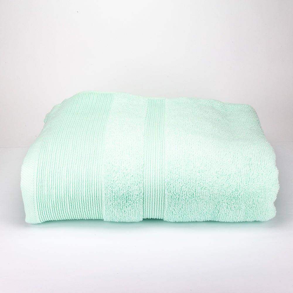 3+3+1 Dárková Sada Nadrozměrných Ručníků ze 100% Mikrobavlny, 500 GSM, Mátově Růžová 7 