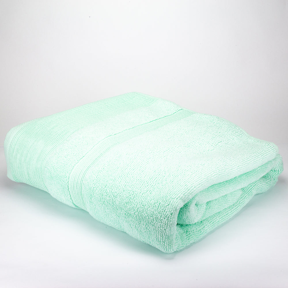 3+3+1 Dárková Sada Nadrozměrných Ručníků ze 100% Mikrobavlny, 500 GSM, Mátově Růžová 9 