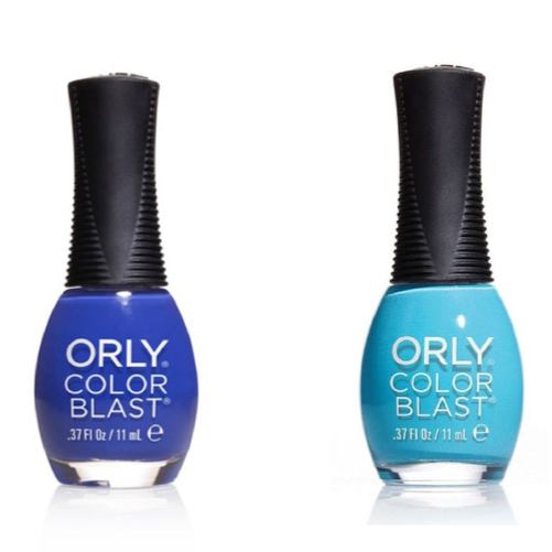 Fialová a nebesky modrá Lak na nehty Orly Color Blast - 1+1 DÁREK - 2 x 11 ml 1 
