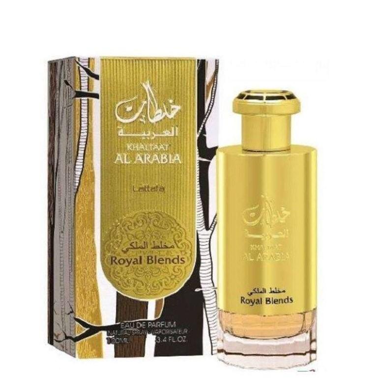 100 ml Eau de Parfum Khaltaat Al Arabia - Royal Blends Orientální Svěží Citrusová Vůně pro Muže a Ženy