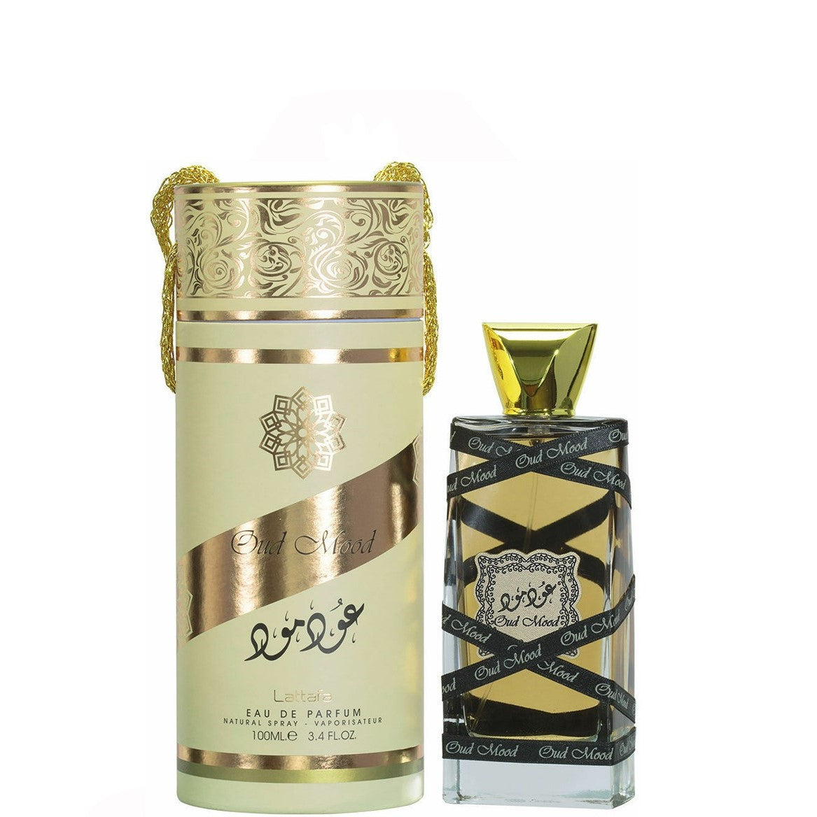 100 ml Eau de Parfum Oud Mood Gold Orientální Citrusová Kořeněná Vůně pro Muže a Ženy