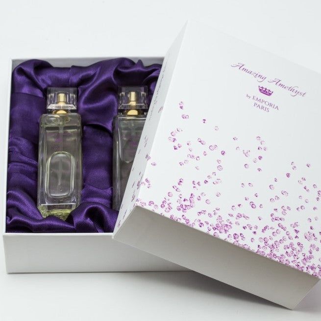 2 x 30ml Eau De Parfum Dámský Parfém se Sladkou Vůní Pomerančového Květu a Jasmínu s Pravými Ametysty 1 2 x 30ml Eau De Parfum Dámský Parfém se Sladkou Vůní Pomerančového Květu a Jasmínu s Pravými Ametysty (4350893555796)