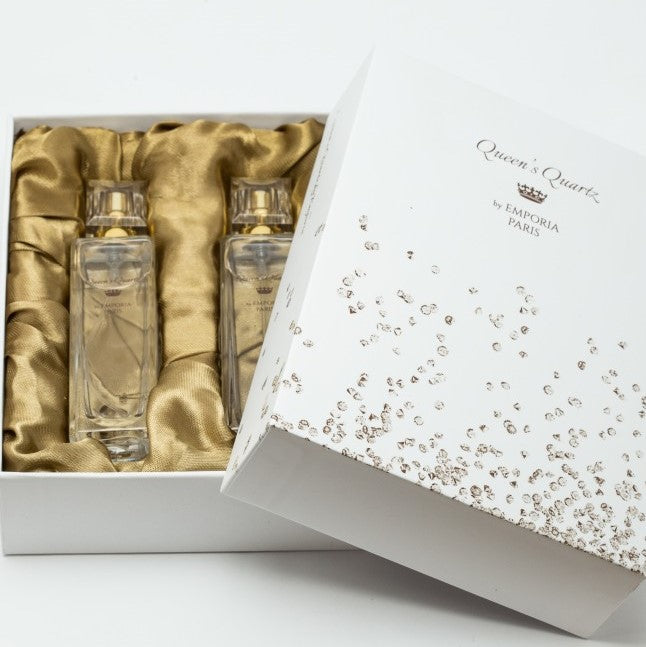 2 x 30ml Eau de Parfum Dámský Ovocný Jasmínový Parfém s Pravými Křemeny (4350891786324)