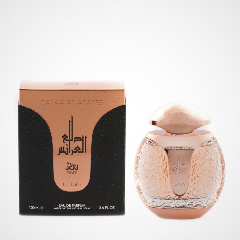 100 ml parfém Dalaa ar Arayes Růžová jantarová a jasmínová vůně pro ženy