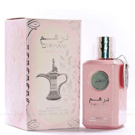 100 ml Eau de Parfume Dirham Wardi Sladká Květinově-ovocná Vůně pro Ženy