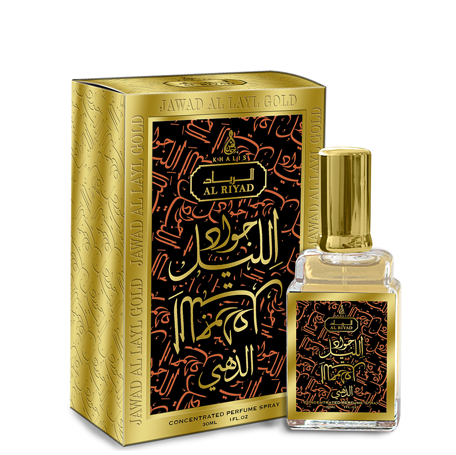 30 ml Eau de Perfume Jawad Al Layl Gold Břečťanovo-Růžová vůně pro Ženy