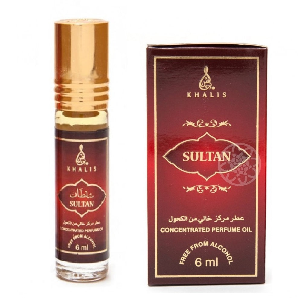 6 ml Parfémový olej Sultan pižmová, jantarová vůně 1 