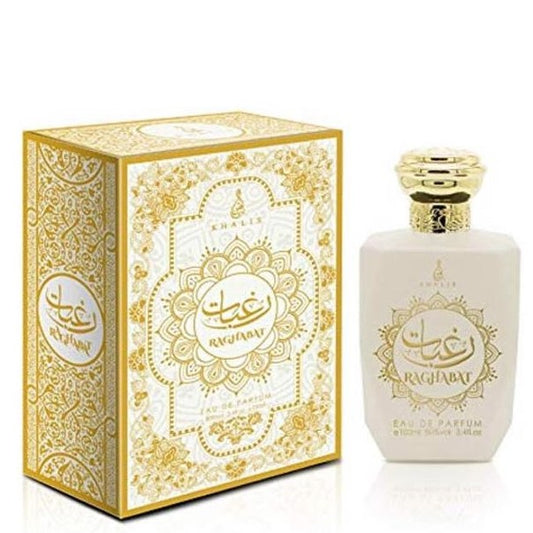 100 ml Eau De Perfume Raghabat Ambery Kožená Vůně Pro Muže