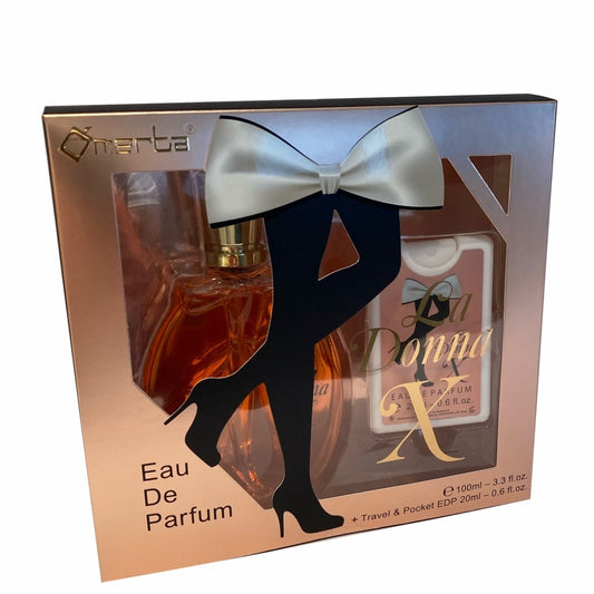 100 ml + 20 ml Eau de Perfume "LA DONNA X" Cypřišová Vůně pro Ženy