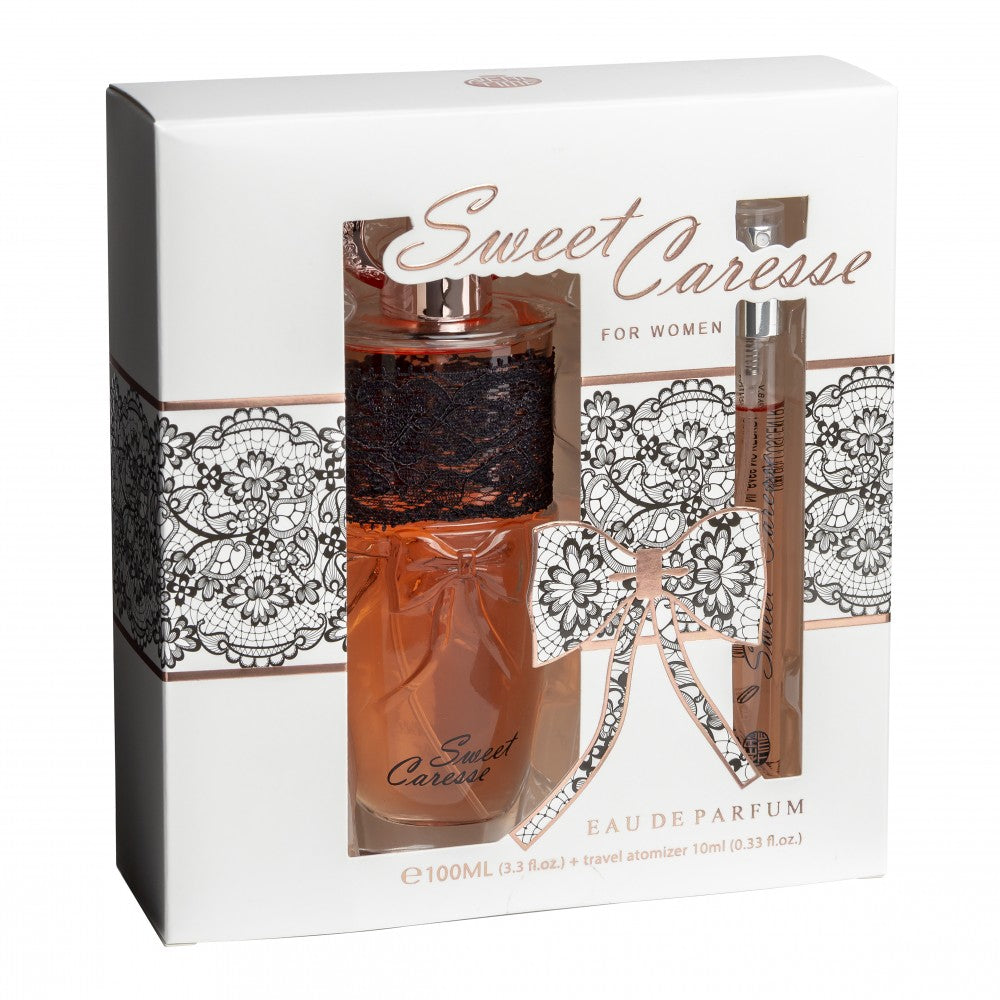 100 ml + 10 ml Eau de Perfume "SWEET CARESSE" Orientální - Květinová Vůně pro Ženy 1 