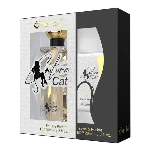 100 ml + 20 ml Eau de Perfume "COUTURE CAT" Květinová - Ovocná Vůně pro Ženy