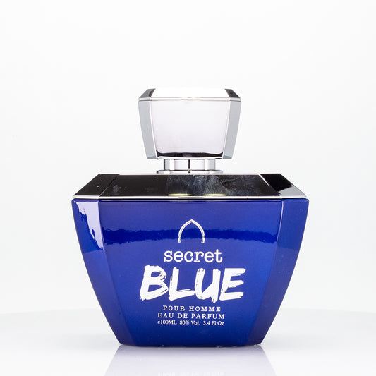 100 ml EDP SECRET BLUE Dřevitě ovocná vůně pro muže