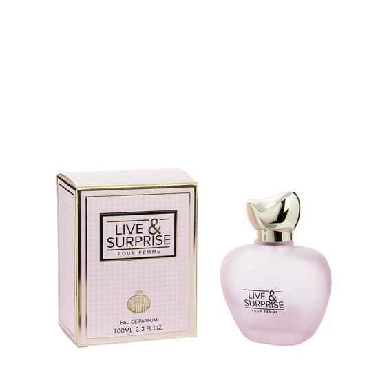 100 ml Eau de Parfum "Live & Surprise" Květinově-dřevitá Vůně pro Ženy