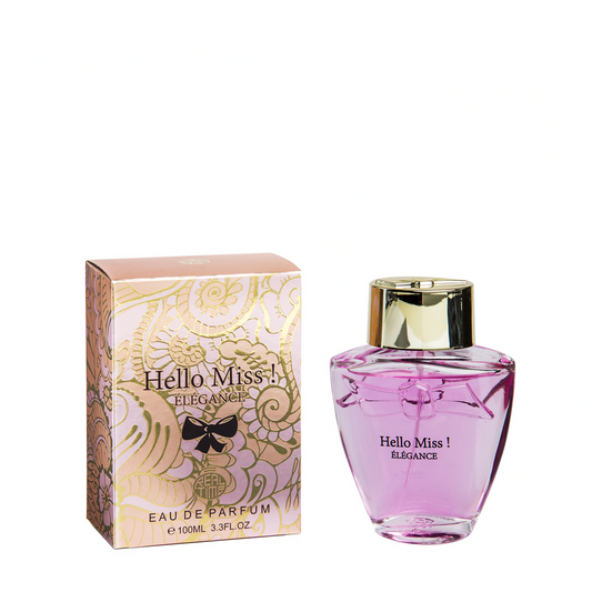 100 ml Eau de Parfum "Hello Miss! Elégance" Květinově-ovocná Vůně pro Ženy