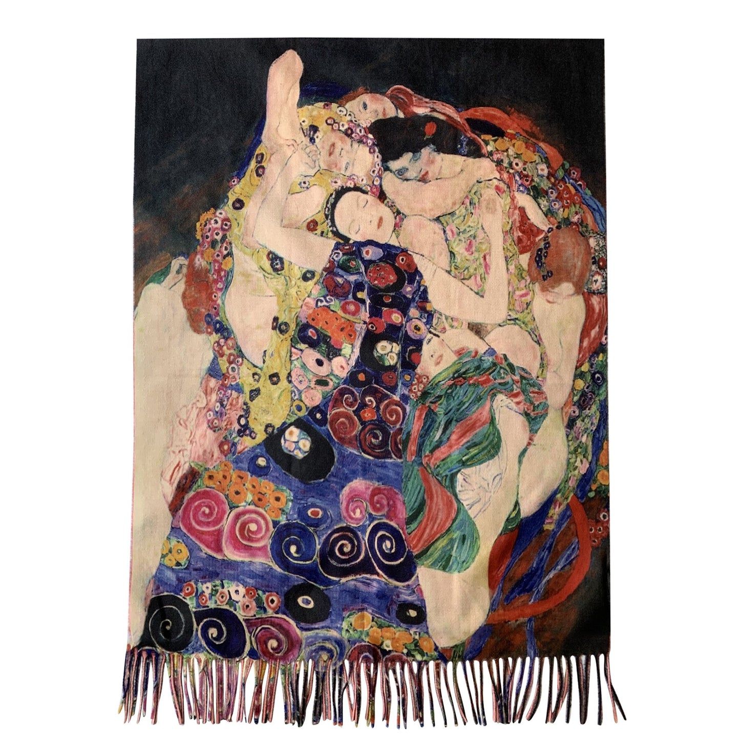 Vlněná šála-šátek, 70 cm x 180 cm, Klimt - Three Ages Of Women