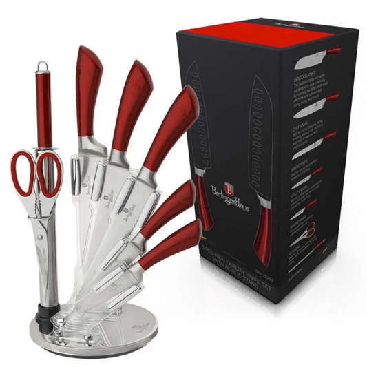 8dílná Sada Nožů z Nerezové Oceli se Stojanem, Infinity Line