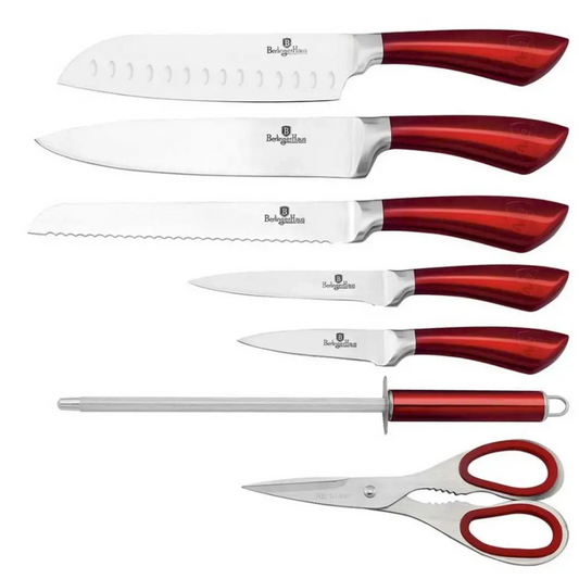 8dílná Sada Nožů z Nerezové Oceli se Stojanem, Infinity Line