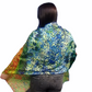 Bavlněná Šála-šátek, 70 cm x 180 cm, Monet - Makové pole