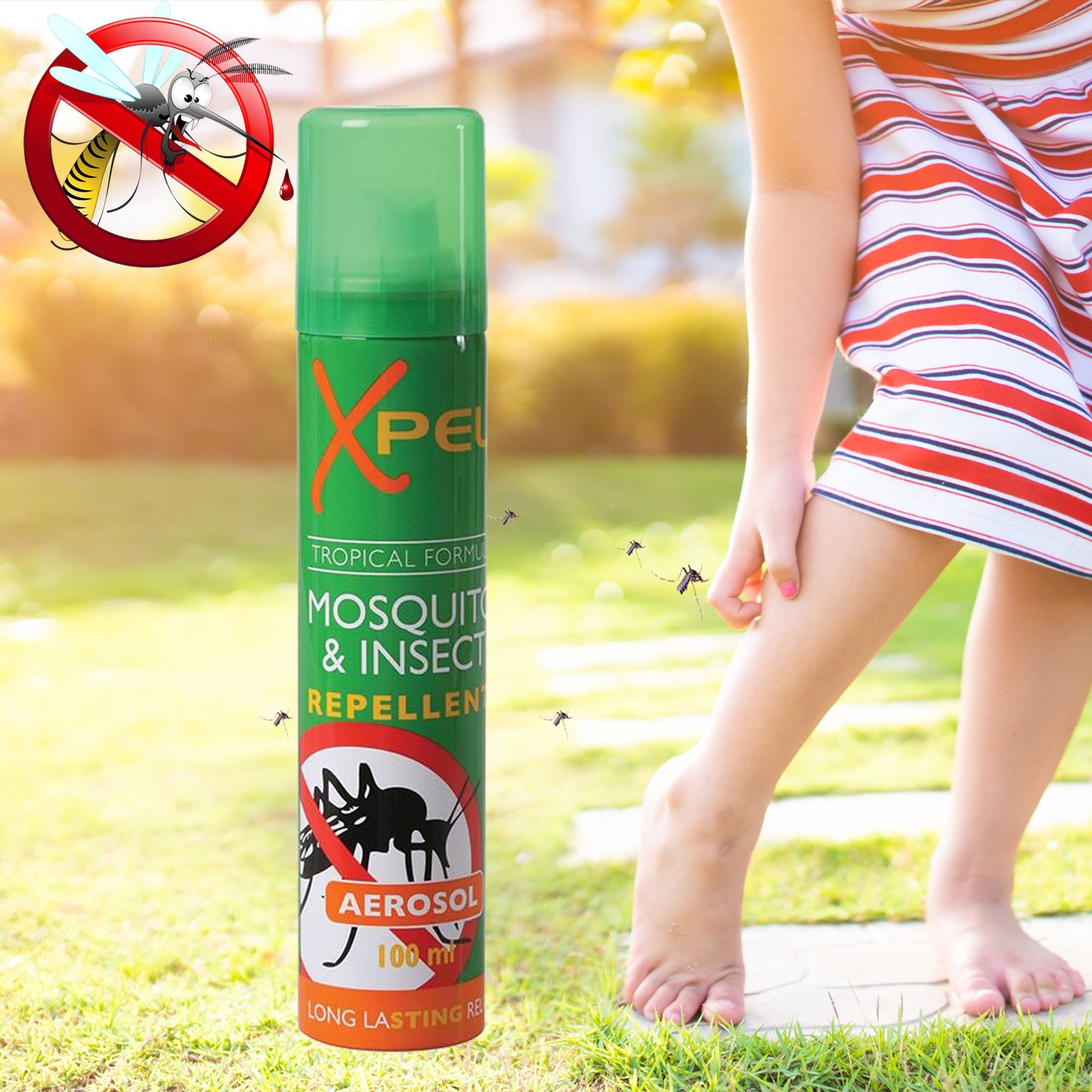 Ultra-dlouho účinkující, komáry a hmyz odpuzující aerosol pro dospělé - 100 ml 1 