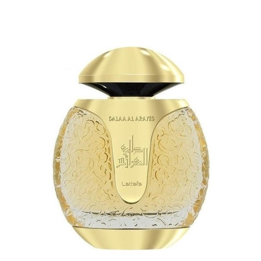 100 ml Eau de Parfum Dalaa Al Arayes Gold kořeněná jasmínová vůně pro muže i ženy