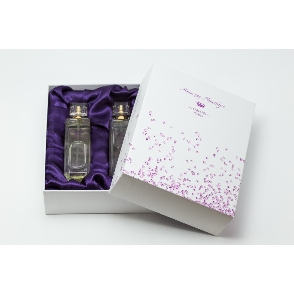 2 x 30ml Eau De Parfum Dámský Parfém se Sladkou Vůní Pomerančového Květu a Jasmínu s Pravými Ametysty 3 2 x 30ml Eau De Parfum Dámský Parfém se Sladkou Vůní Pomerančového Květu a Jasmínu s Pravými Ametysty (4350893555796)